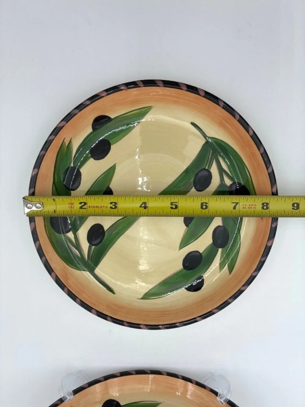 Set of 2 Clay Art Oliva Rustica 8.5